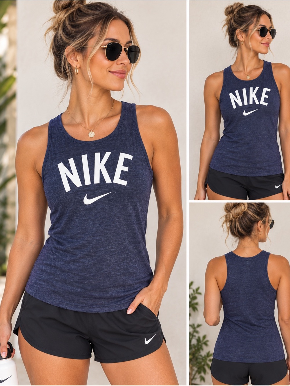 Nike | Dri-FIT The Nike Tee Navy Athletic Tank Top - Size XL